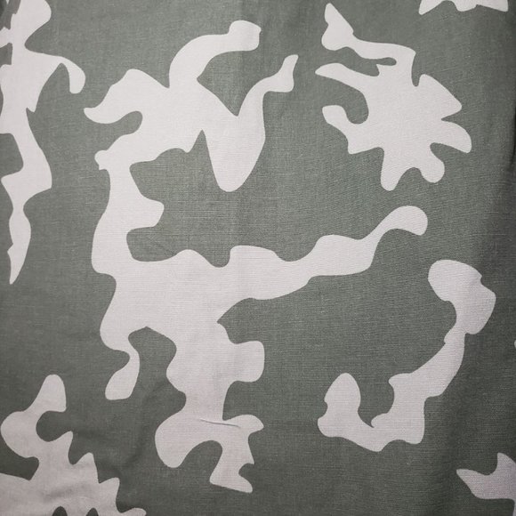 New with tags Camo Camouflage Military canvas jacket Shirt long sleeve size M - Picture 7 of 7